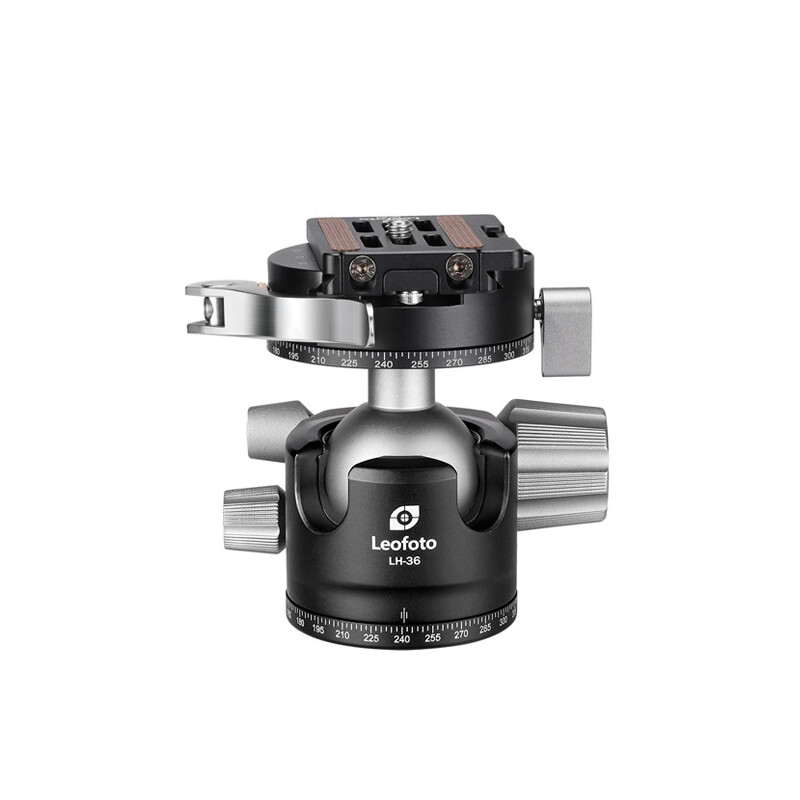 Leofoto Tripod ball-head LH-36PCL, dual panorama function + NP-60 quick release plate