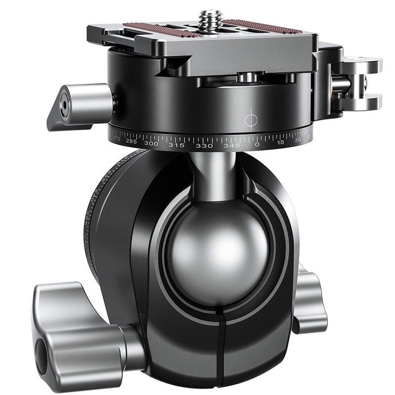Leofoto Tripod ball-head LH-30PCL, dual panorama function + NP-60 quick release plate
