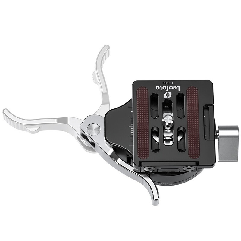 Leofoto Tripod ball-head LH-30PCL, dual panorama function + NP-60 quick release plate