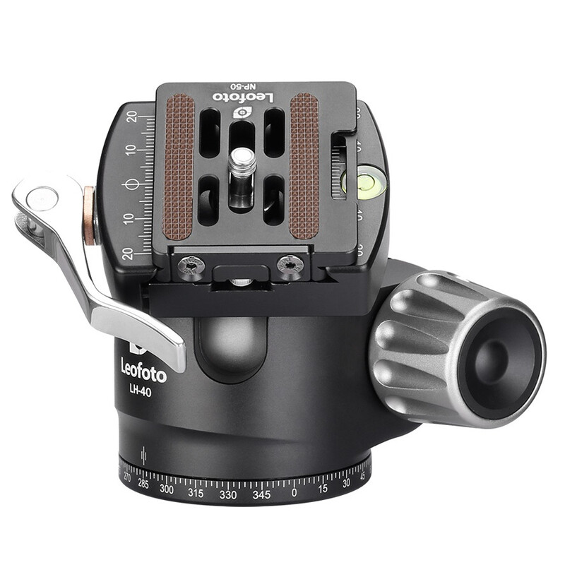 Leofoto Tripod ball-head LH-40LR + Schnellwechselplatte NP-50