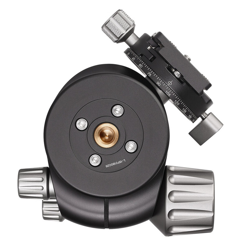 Leofoto Tripod ball-head LH-55R, dual panorama function + NP-60 quick release plate