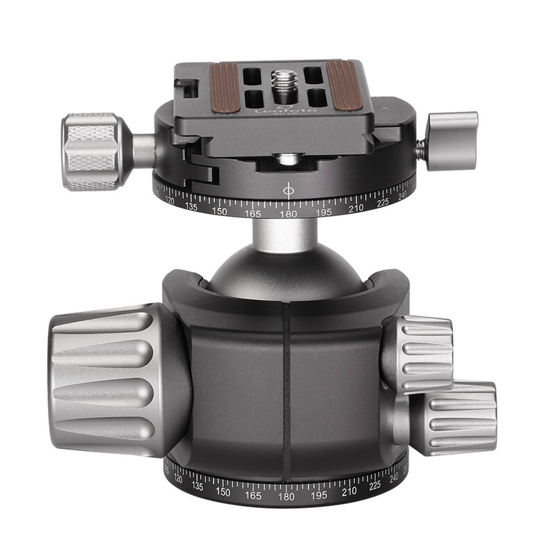 Leofoto Tripod ball-head LH-40R, dual panorama function + NP-60 quick release plate