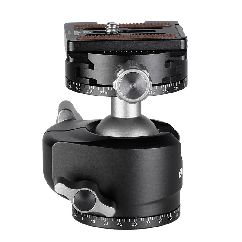 Leofoto Tripod ball-head LH-30R, Dual-Panoramafunktion + Schnellwechselplatte NP-50