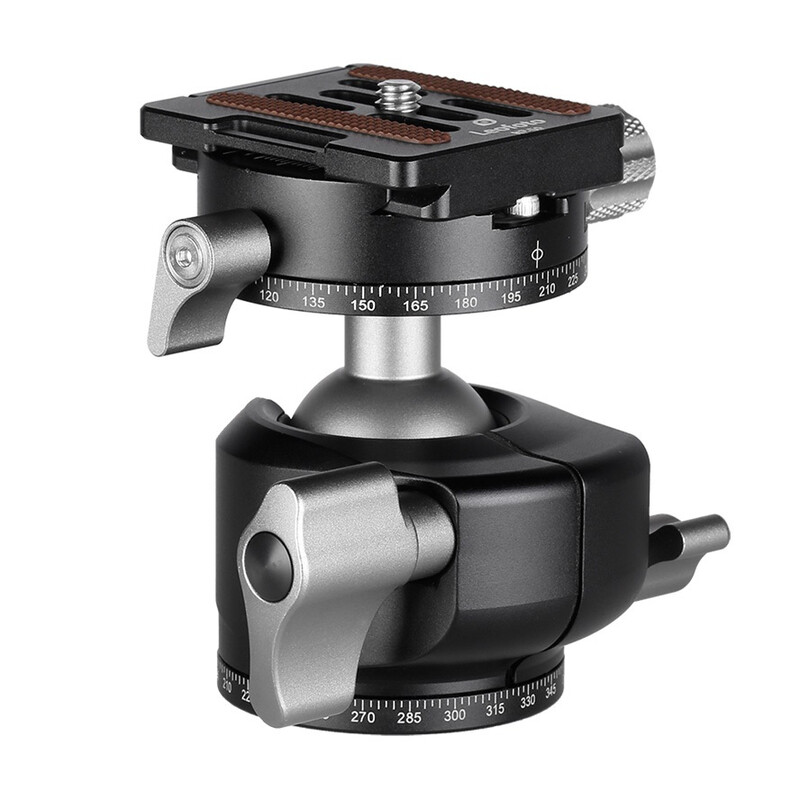 Leofoto Tripod ball-head LH-30R, Dual-Panoramafunktion + Schnellwechselplatte NP-50
