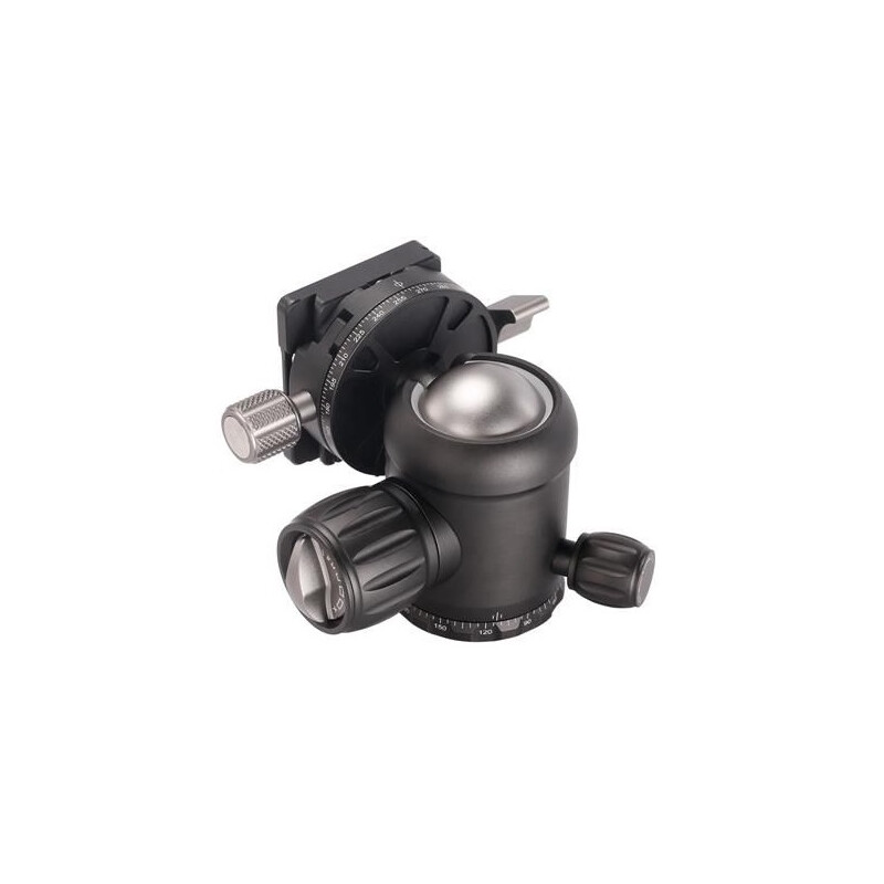 Leofoto Tripod ball-head NB-34, dual panorama function + NP-50 quick release plate