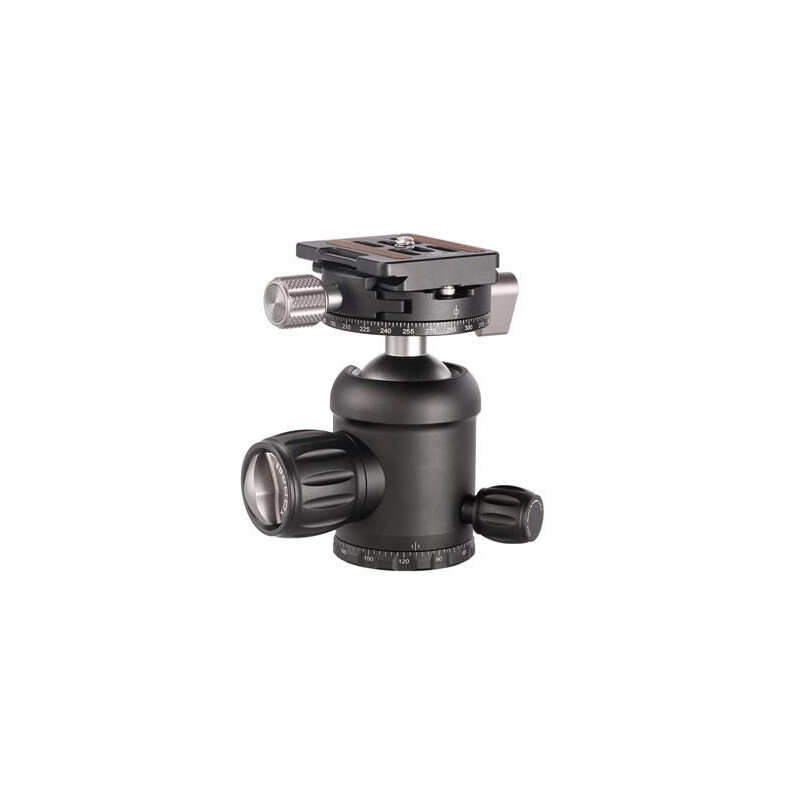Leofoto Tripod ball-head NB-34, Dual-Panoramafunktion + Schnellwechselplatte NP-50