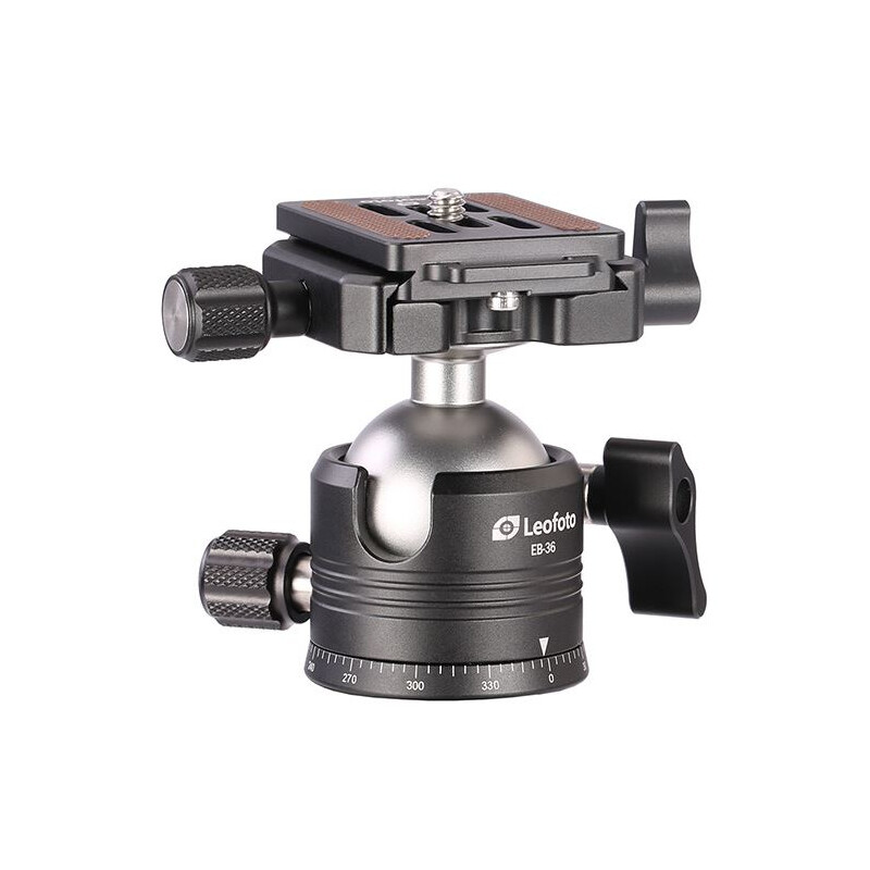 Leofoto Tripod ball-head EB-36 + NP-50S quick release plate