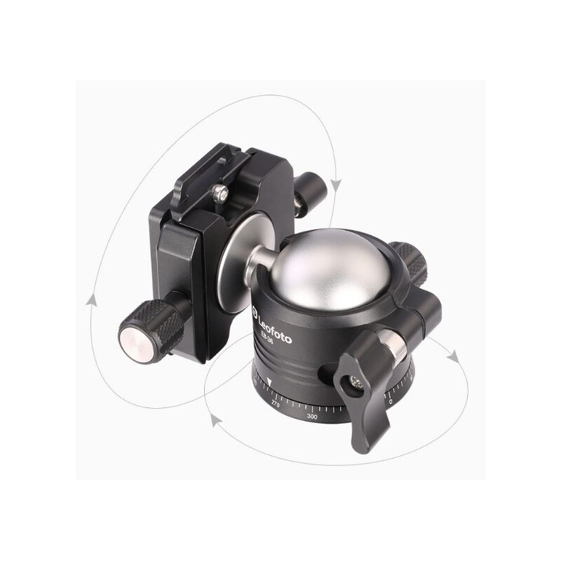Leofoto Tripod ball-head EB-36 + NP-50S quick release plate