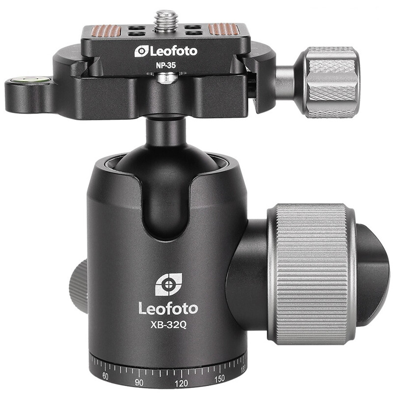 Leofoto Tripod ball-head XB-32Q + NP-35 quick release plate