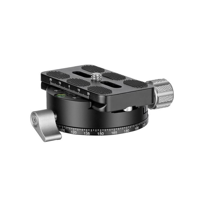 Leofoto Panoramic tripod head  Panorama plate PAN-02 + quick release plate QP70