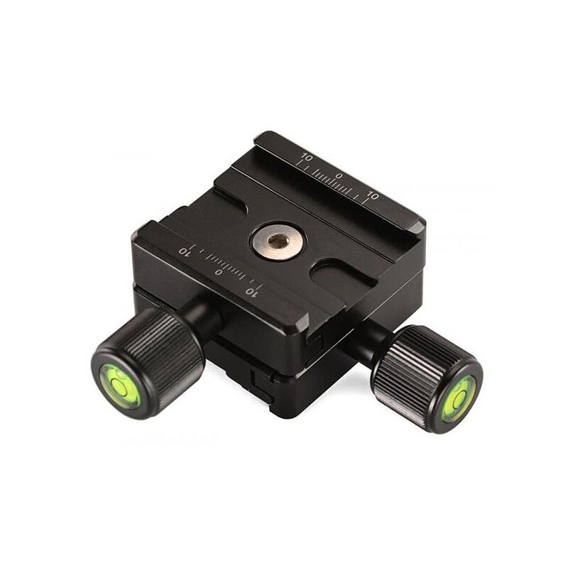 Leofoto Fast coupling Double clamp DDC-50 + quick release plate BPL-50