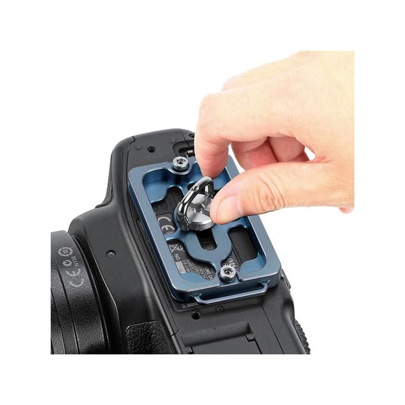 Leofoto Quick release plate NP-65T Blue