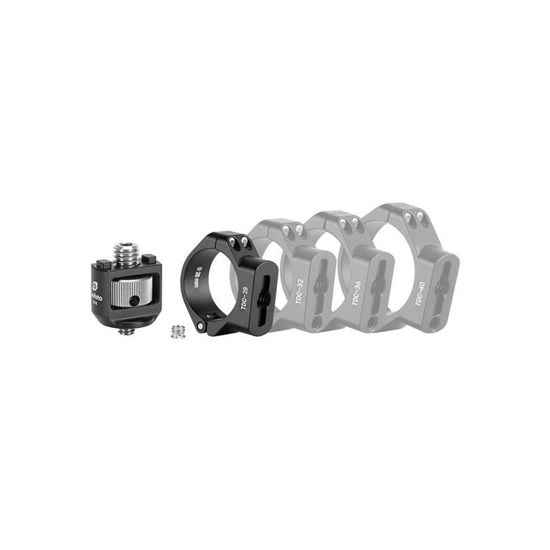 Leofoto TDC-28 tripod leg clamp 28 mm + CF-9 thread adapter