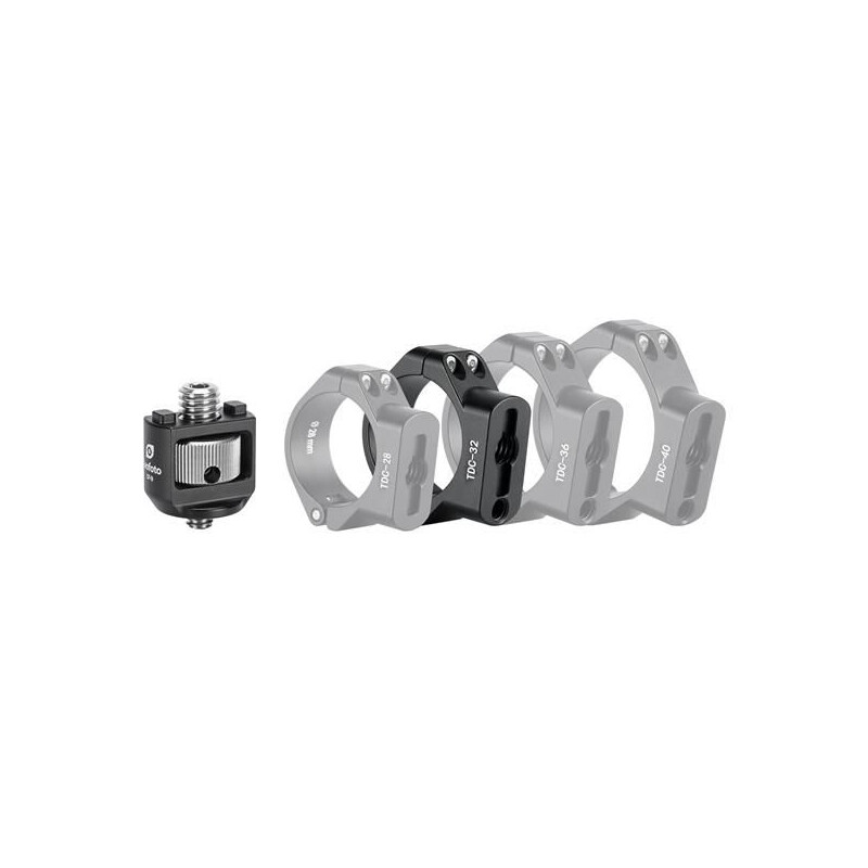 Leofoto TDC-32 tripod leg clamp 32 mm + CF-9 thread adapter