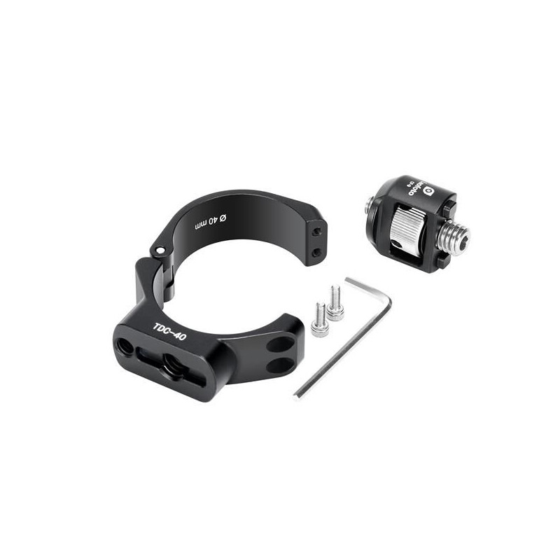 Leofoto TDC-40 tripod leg clamp 40 mm + CF-9 thread adapter