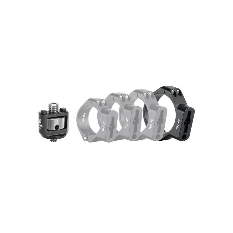 Leofoto TDC-40 tripod leg clamp 40 mm + CF-9 thread adapter
