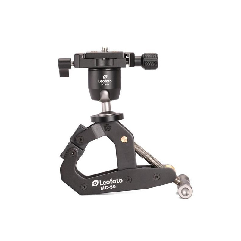 Leofoto Tripod MC-50+MTB-19 Klemmstativ + Kugelkopf mit Schnellwechselplatte
