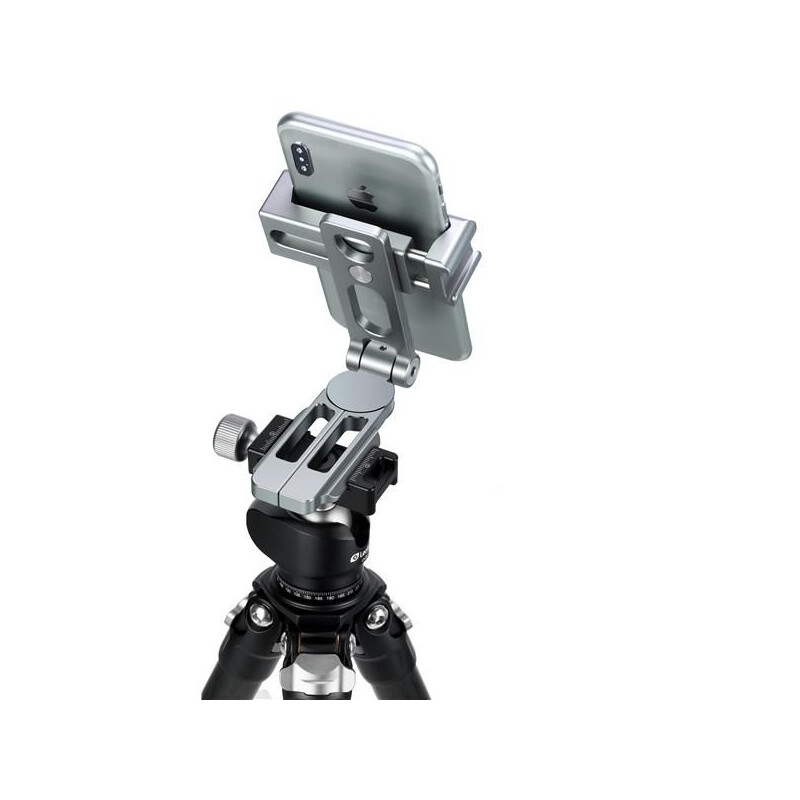 Leofoto Mounting Smartphone clamp & tripod PS-2 Silver