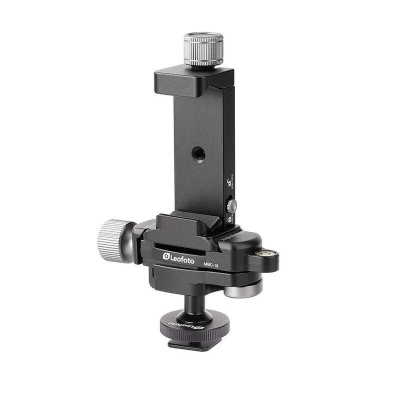 Leofoto Mounting FA-01+MBC-18+PC-90II Kugelkopf + Arca-Swiss Kupplung + Smartphone-Halterung