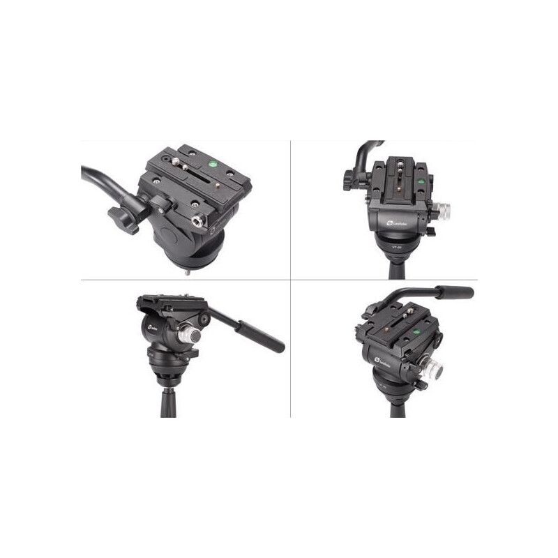 Leofoto VT-20 video tilt head with half shell