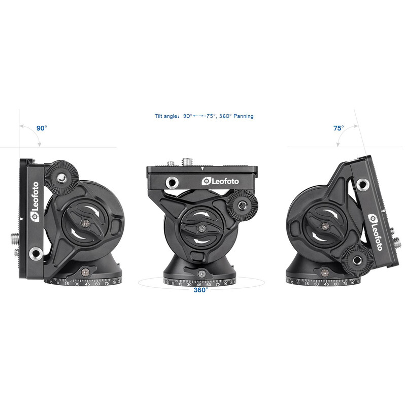 Leofoto Carbon monopod MF-324CL + VD-04 pan-tilt foot + BV-10 video tilt head