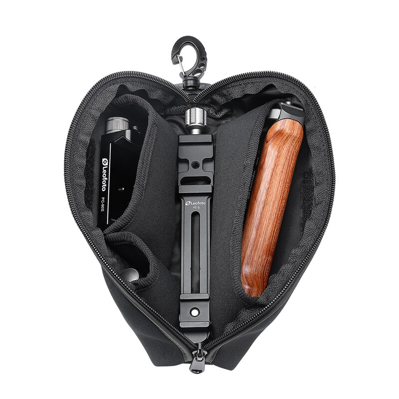 Leofoto Mounting Handgriff mit Smartphone-Halterung und Blitzschuhaufnahmen VC-1