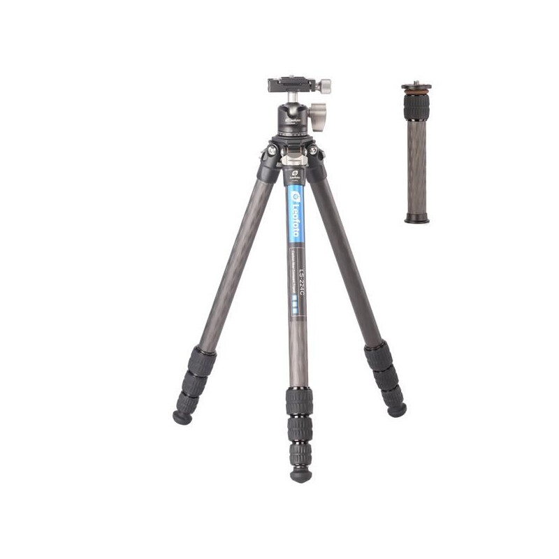 Leofoto Carbon tripod LS-224C Ranger + Ballhead LH-25 + kurze Mittelsäule DC-222C