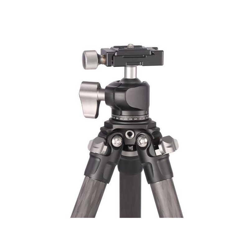 Leofoto Carbon tripod LS-224C Ranger + Ballhead LH-25 + kurze Mittelsäule DC-222C