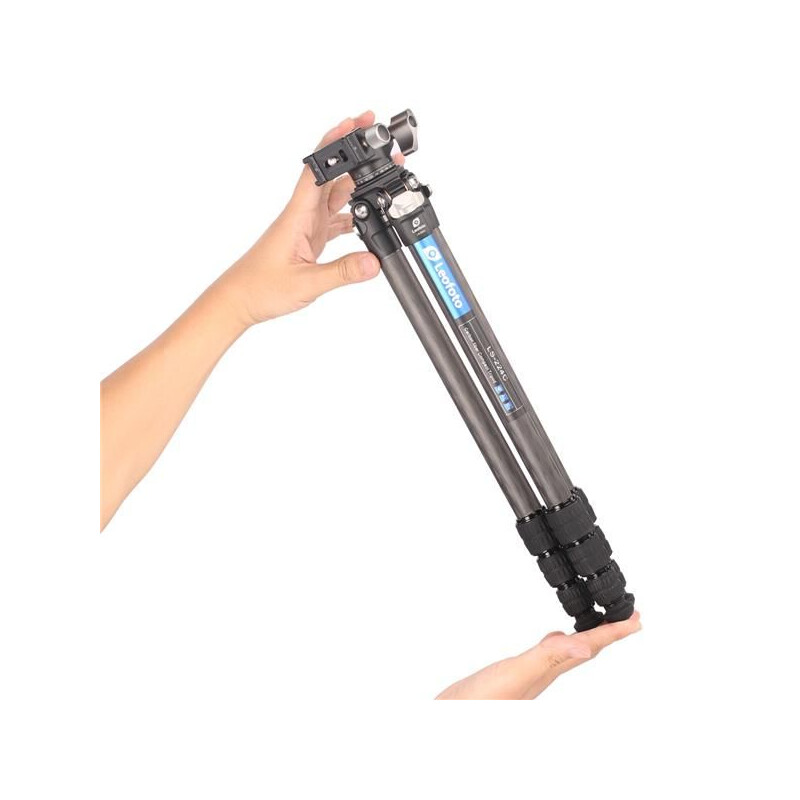 Leofoto Carbon tripod LS-224C Ranger + Ballhead LH-25 + kurze Mittelsäule DC-222C
