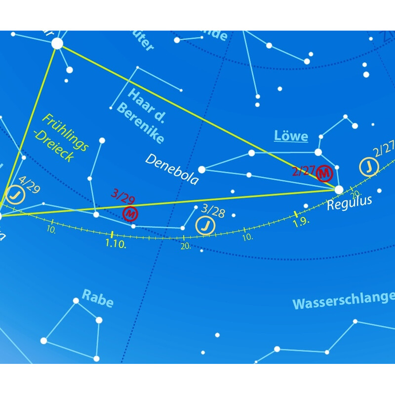 Oculum Verlag Star chart Drehbare Himmelskarte Sterne und Planeten 30cm