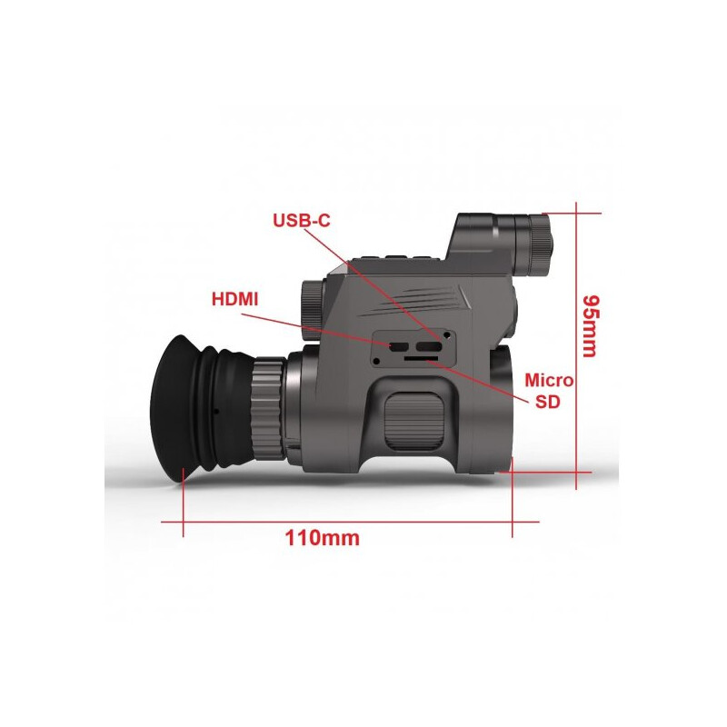 Sytong Night vision device HT-66-16mm/850nm/45mm Eyepiece German Edition