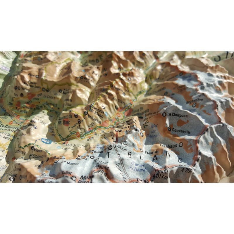 3Dmap Regional map Haute Savoie Version été