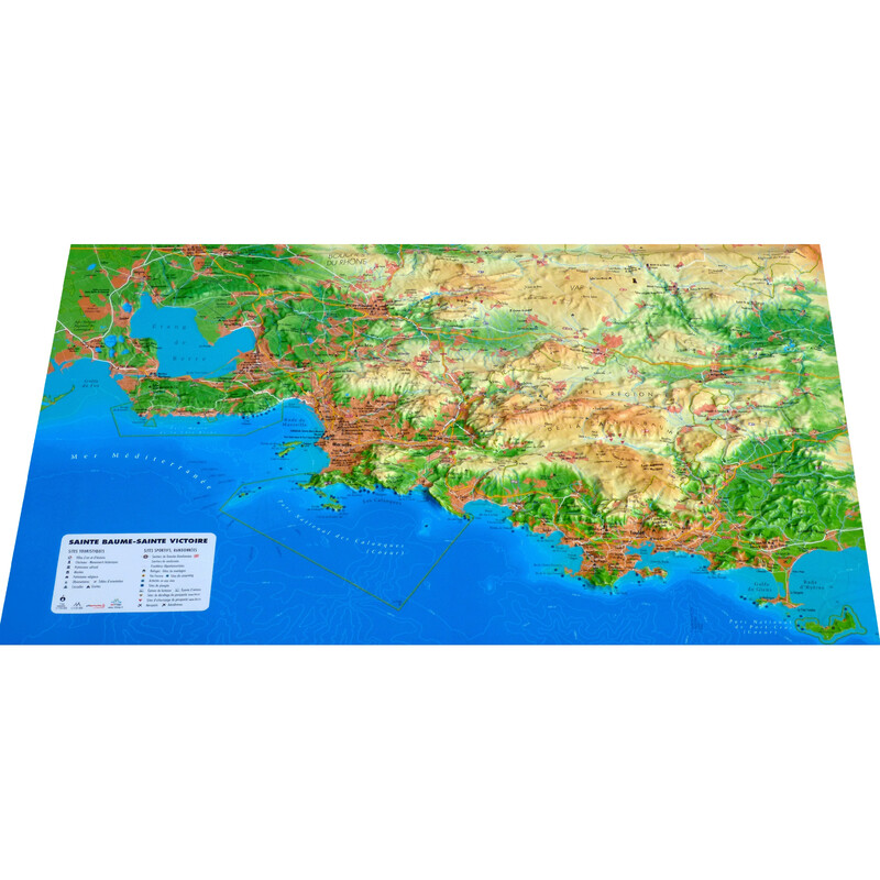 3Dmap Regional map Sainte-Victoire et Sainte-Baume