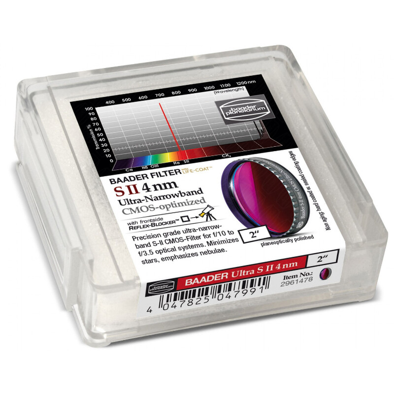 Baader Filters SII CMOS Ultra-Narrowband 2"
