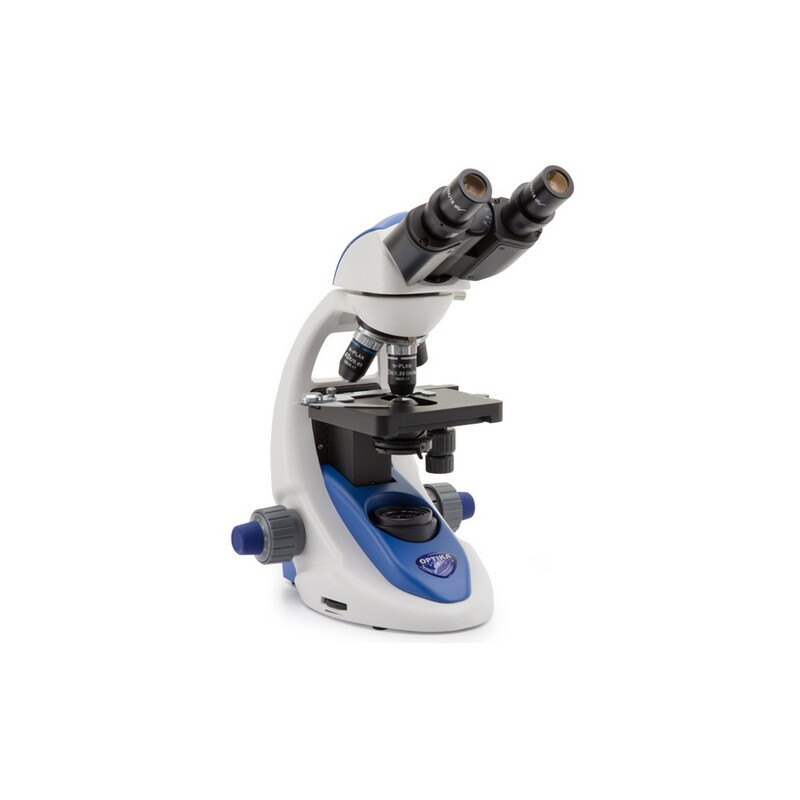 Optika Microscope B-192PL,bino, DIN, N-plan, 40-1000xO/W, X-LED