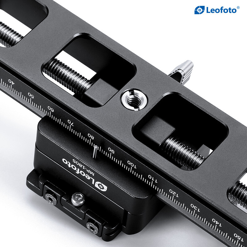 Leofoto Adjustable sled Macro Focusing Rail MP-180S+NP-50