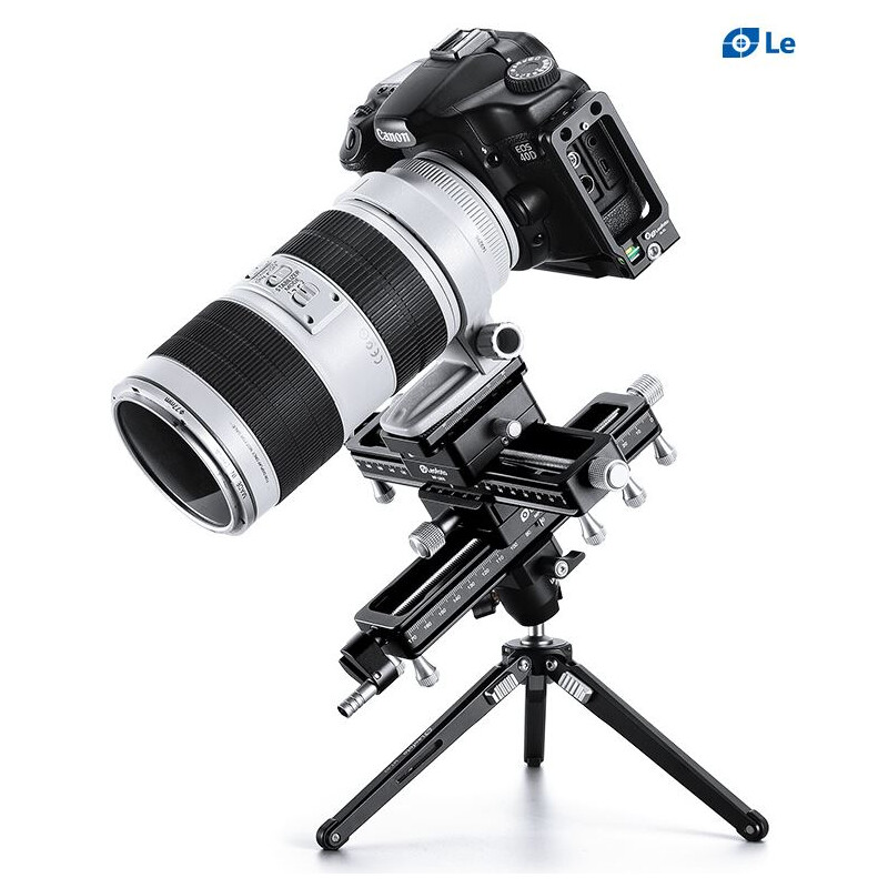 Leofoto Adjustable sled Macro Focusing Rail MP-180S+NP-50