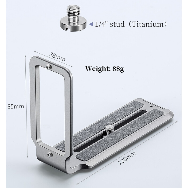 Leofoto L-bracket UL-01T Titanium