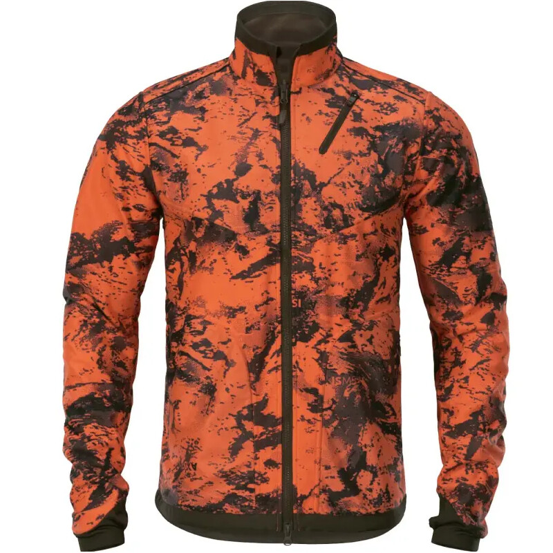 Härkila Wildboar Pro Reversible Fleece Jacket, Willow Green/AXIS MSP Wildboar Orange, Size M