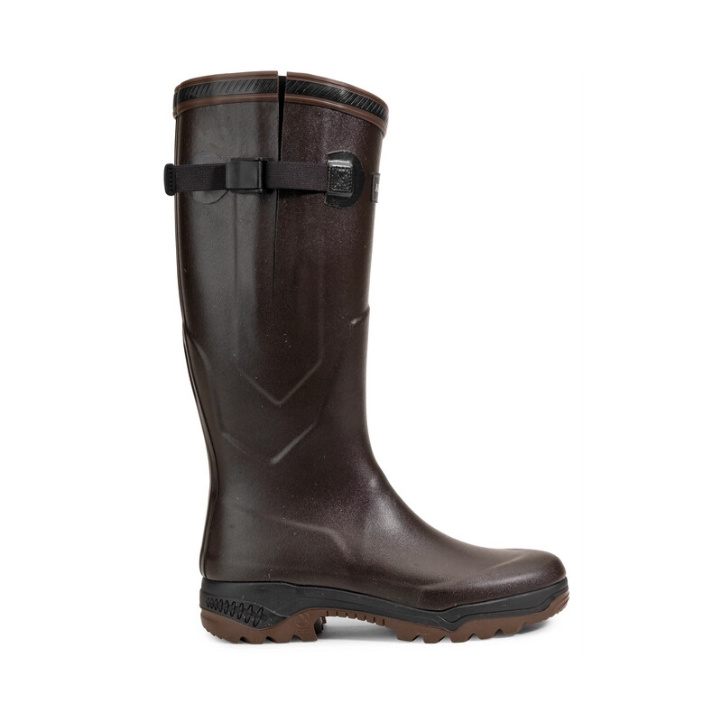 Aigle PARCOURS 2 VARIO BROWN RUBBER BOOTS, SIZE 7