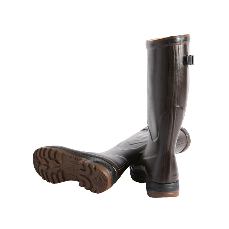 Aigle PARCOURS 2 VARIO BROWN RUBBER BOOTS, SIZE 7