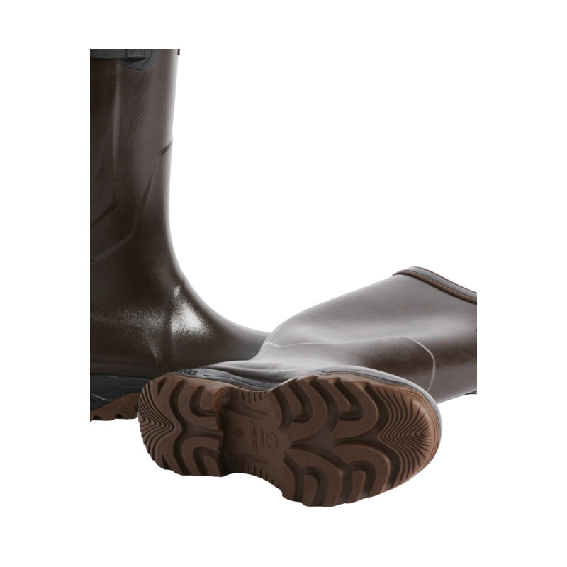 Aigle PARCOURS 2 VARIO BROWN RUBBER BOOTS, SIZE 7