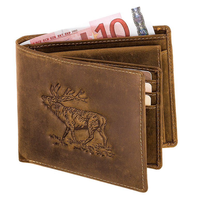 AKAH HIRSCH WALLET, HORIZONTAL