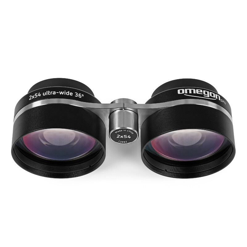 Omegon 2x54 binoculars for star field observation + UHC
