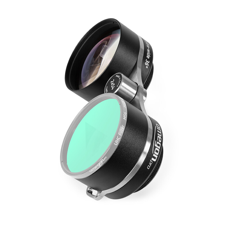 Omegon 2x54 binoculars for star field observation + UHC