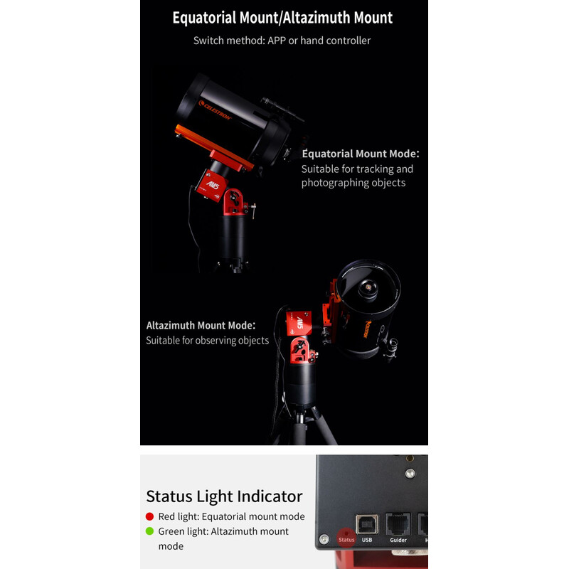 ZWO AM5 harmonic drive equatorial mount + carbon tripod