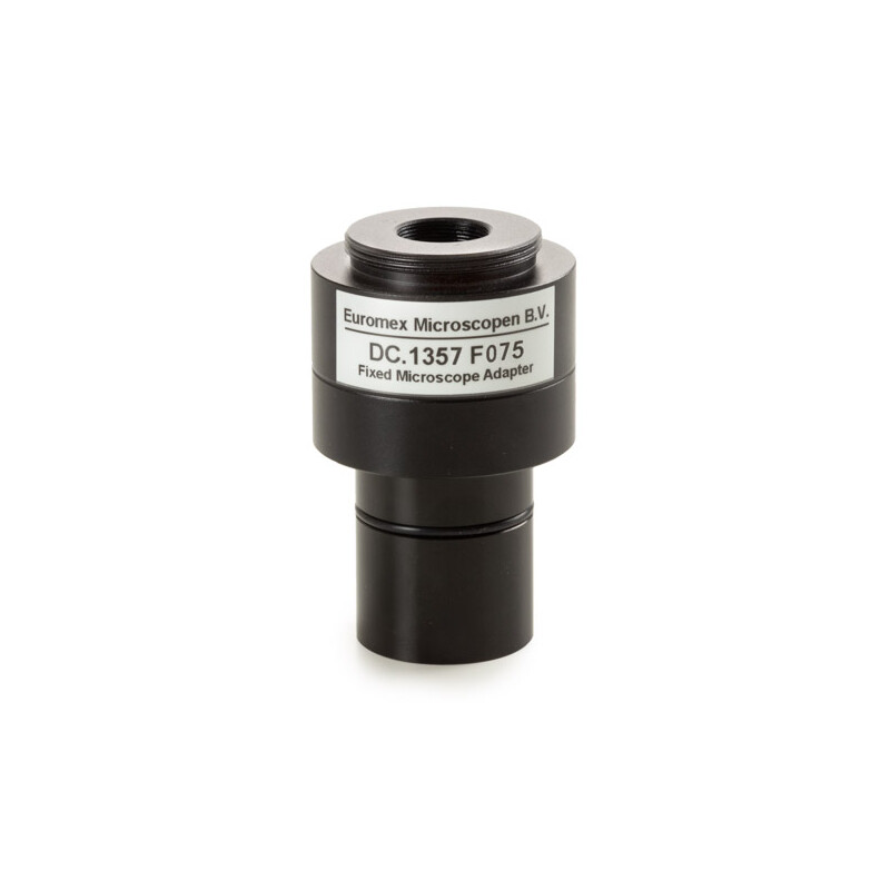 Euromex Camera adaptor DC.1357, 0.75x Objektiv, C-mount, f. Ø 23,2mm Tubus, kurzer Schaft