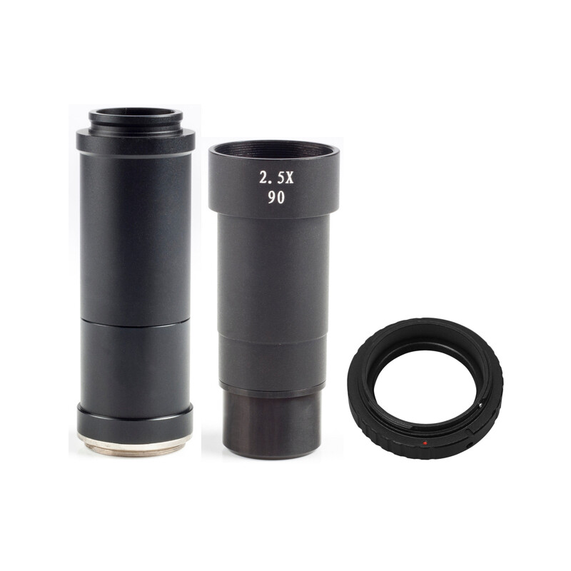 Motic Camera adaptor Set 2,5x f. SLR, APS-C Sensor mit T2 Ring für Canon