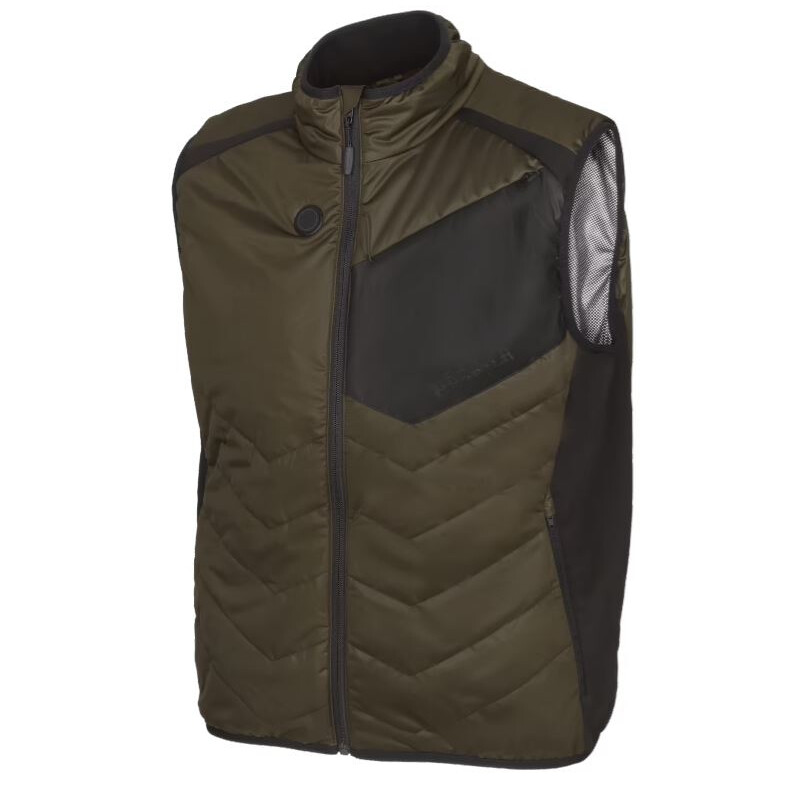 Härkila Heating vest, Willow green/Black, size XS