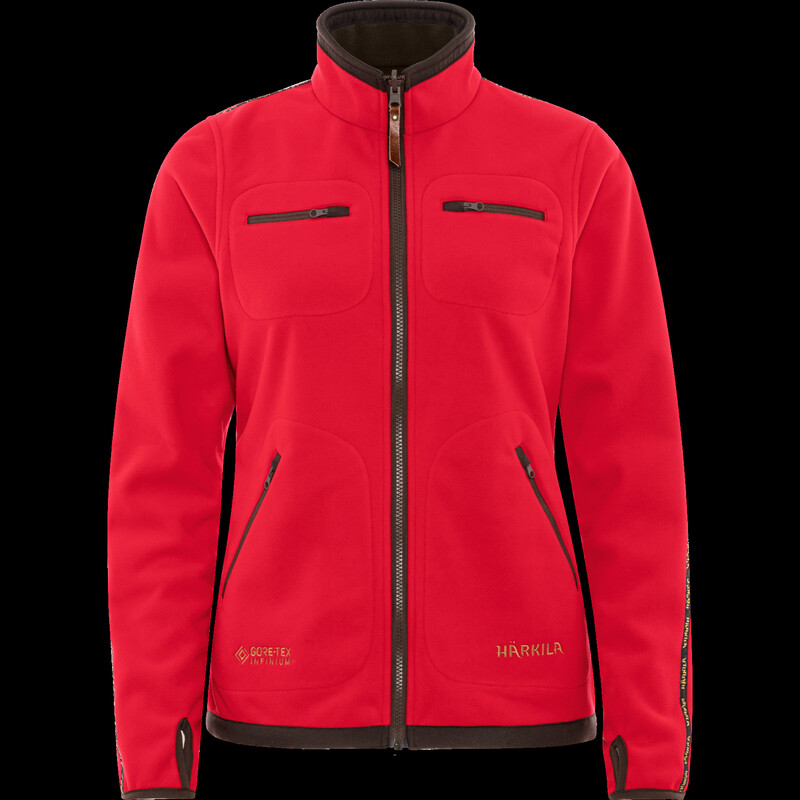 Härkila Kamko fleece jacket women, brown/red, size S